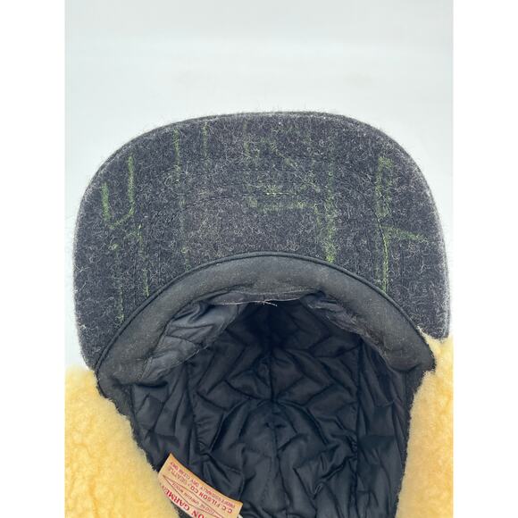 Filson Double Mackinaw Wool Cap Sz XL Dark Gray Shearling Insulated Winter - Picture 7 of 8